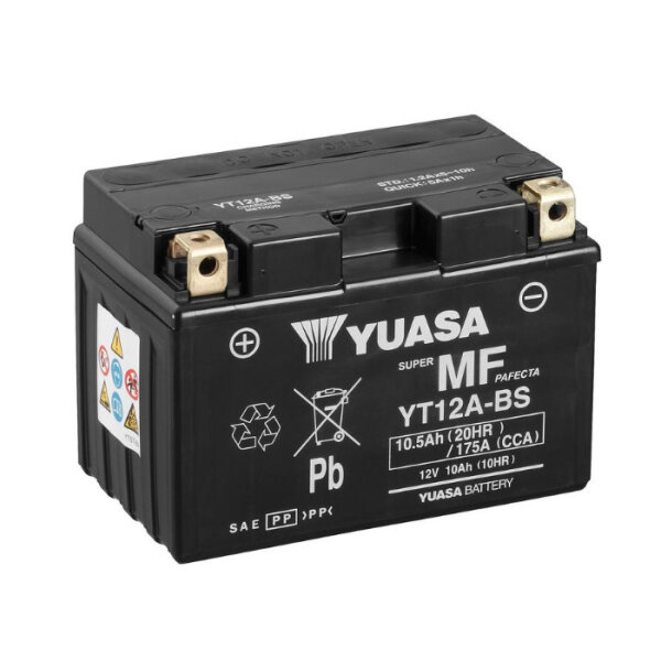 Batterie | YUASA YT12A-BS 10 AH MF