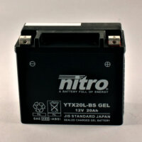 Batterie | Nitro NTX20L / YTX20L 20AH GEL