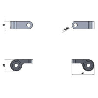 CNC Gehäuse Blinker "Twenty" | Alu