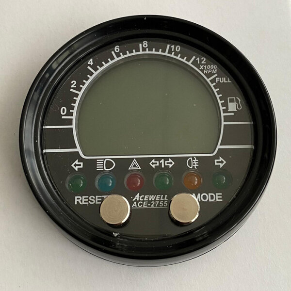 Multifunktionelles Digitalinstrument in schwarz