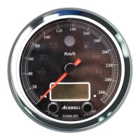 ACEWELL | Analog Tacho 260 Km/h Digital DZM