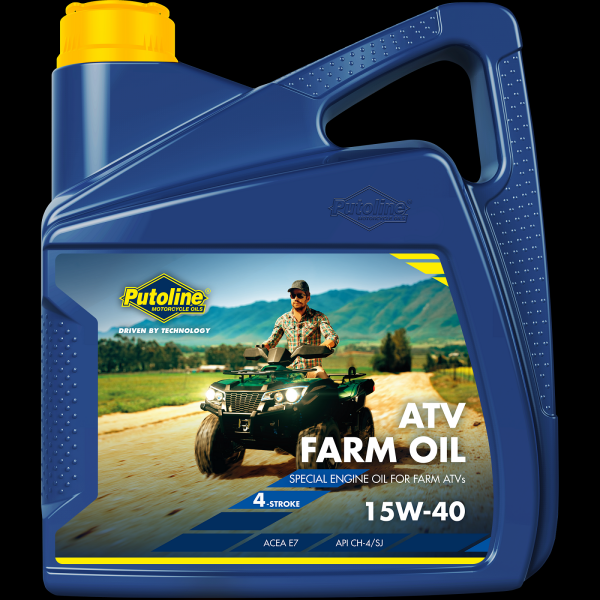 Putoline Motoröl ATV Farm Oil 15W-40 4T 4 Liter Kanister / API CH-4/SJ, ACEA E7 mineralisch