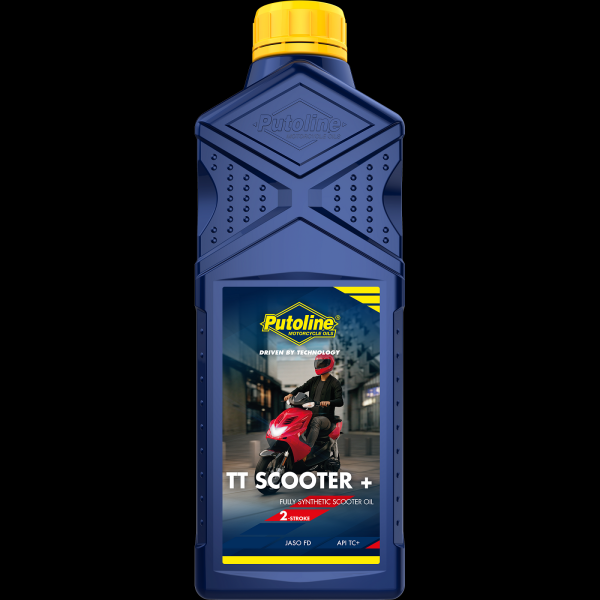 Putoline Motoröl TT Scooter+ 2T 1 Liter Flasche / API TC+, JASO FD, ISO-L-EGD,TISI vollsynthetisch