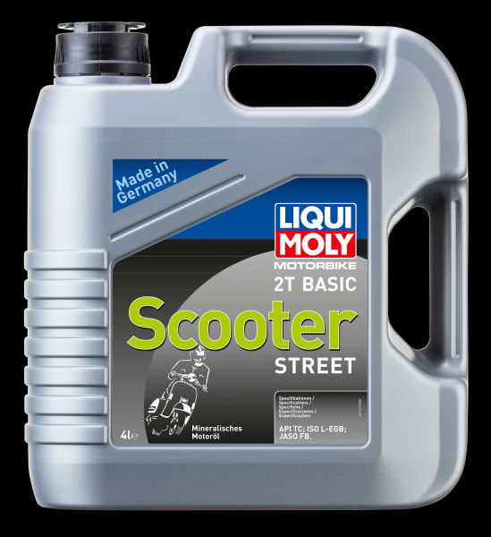 Liqui Moly Motorbike 2T Basic Scooter Street 4 Liter Kanister / API TC, ISO L-EGB, JASO FB mineralisch