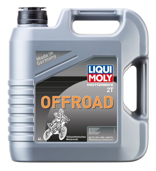 Liqui Moly Motorbike 2T Offroad 4 Liter Kanister API TC, ISO L-EGC, JASO FC teilsynthetisch