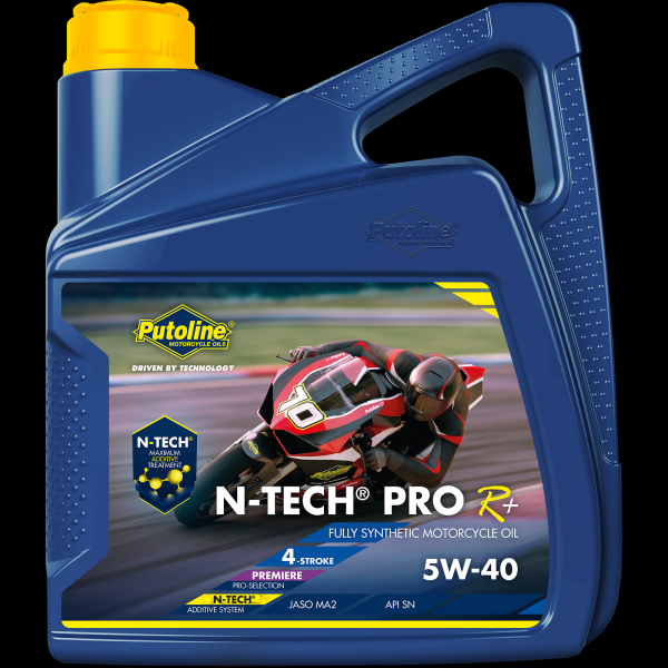 Putoline Motoröl N-TECH® PRO R+ 5W-40 4T 4 Liter Kanister / API SN, JASO MA2 vollsynthetisch