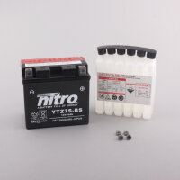 Nitro Batterie NTZ7S-BS (CP) mit Säurepack 12V/6Ah...