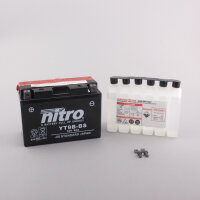 Nitro Batterie NT9B-BS (CP) mit Säurepack 12V/8Ah [150x70x105] CCA=120A