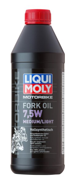 Liqui Moly Motorbike Fork Oil 7,5W medium/light 1 Liter Dose vollsynthetisch