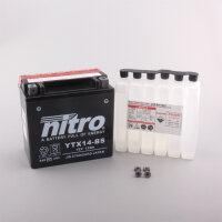 Nitro Batterie NTX14-BS (CP) mit Säurepack 12V/12Ah...