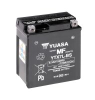 Yuasa Batterie YTX7L-BS (CP) mit Säurepack 12V/6AH...