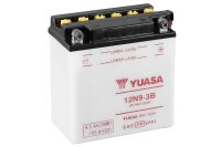 Yuasa Batterie 12N9-3B (CP) mit Säurepack 12V/9AH...