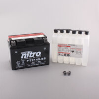 Nitro Batterie NTZ14S-BS (CP) mit Säurepack 12V/11,2Ah [150x87x110] CCA=230A