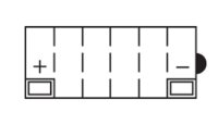 Nitro Batterie 12N5.5-4B (CP) mit Säurepack 12V/5,5Ah [138x61x131] CCA=60A