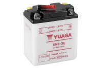 Yuasa Batterie 6N6-3B (DC) ohne Säure 6V/6AH (10...