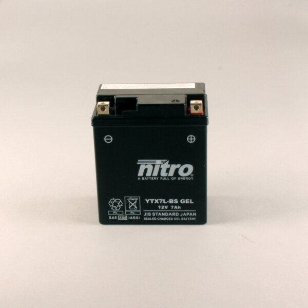 Nitro Batterie NTX7L SLA (WC) Gel 12V/6Ah [114x71x131] CCA=100A