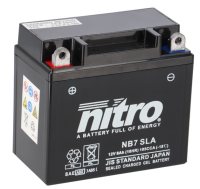 Nitro Batterie NB7 SLA (WC) Gel 12V/8Ah [135x75x133]...