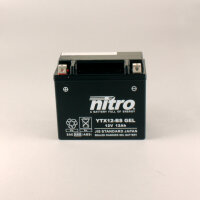 Nitro Batterie NTX12 SLA (WC) Gel 12V/10Ah [150x87x130] CCA=180A