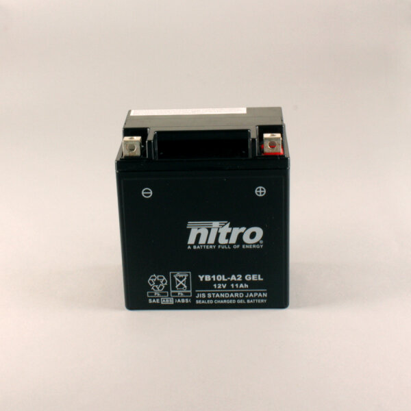 Nitro Batterie NB10L-A2 SLA (WC) Gel 12V/11Ah [135x90x145] CCA=160A