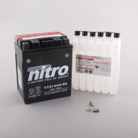 Nitro Batterie NTX14AH-BS (CP) HP mit Säurepack...