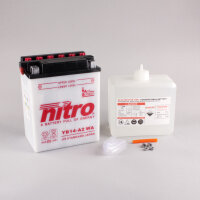 Nitro Batterie NB14-A2 (CP) mit Säurepack 12V/14Ah...