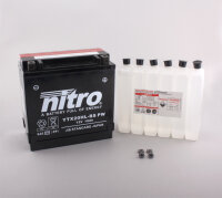 Nitro Batterie NTX20HL-BS-PW (CP) mit Säurepack...