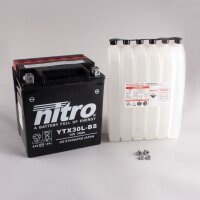 Nitro Batterie NTX30L-BS (CP) mit Säurepack 12V/30Ah...