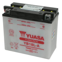 Yuasa Batterie YB18L-A (DC) ohne Säure 12V/18AH (10...