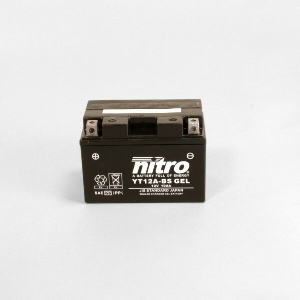 Nitro Batterie NT12A SLA (WC) Gel 12V/10Ah [150x87x105] CCA=175A