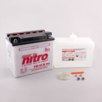 Nitro Batterie NB16-B (CP) mit Säurepack 12V/19Ah [175x100x155] CCA=240A