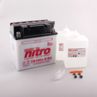 Nitro Batterie NB16CL-B (CP) mit Säurepack 12V/19Ah [175x100x175] CCA=240A