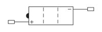 Nitro Batterie 6N4B-2A (CP) mit Säurepack 6V/4Ah [102x48x96]