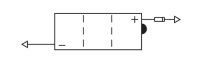 Nitro Batterie 6N4-2A-4 (CP) mit Säurepack 6V/4Ah [71x71x96]