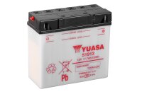 Yuasa Batterie 51913 (DC) ohne Säure 12V/19AH (20...