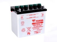 Yuasa Batterie Y60-N24L-A (DC) ohne Säure 12V/28AH...