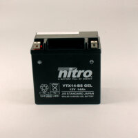 Nitro Batterie NTX14 SLA (WC) Gel 12V/12Ah [150x87x145] CCA=200A