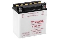 Yuasa Batterie 12N9-4B-1 (DC) ohne Säure 12V/9AH (10...