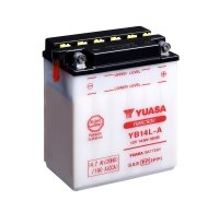 Yuasa Batterie YB14L-A (DC) ohne Säure 12V/14AH (10...