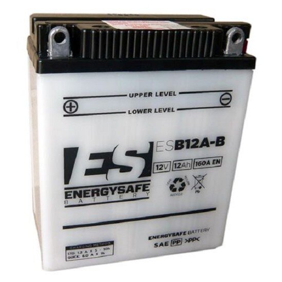 ES Energy Safe Batterie ENERGYSAFE ESB12A-B (CP) mit Säurepack 12V/12AH (10 Std.) [134x80x160] CCA=160A (2 Jahre Garantie - s. Artikeltext)