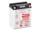 Yuasa Batterie YB14L-B2 (DC) ohne Säure 12V/14AH (10...