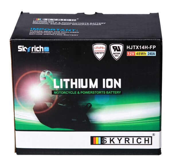 Skyrich Batterie HJTX14H-FP [150x87x93] 12,8V/4AH (10 Std.), 48 Wh, CCA: 240