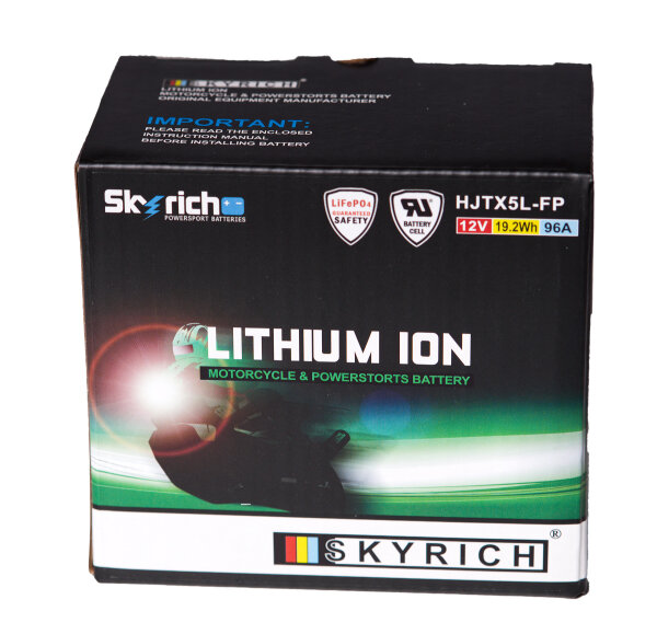 Skyrich Batterie HJTX5L-FP [113x70x85] 12,8V/1,6AH (10 Std.), 19,2 Wh, CCA: 96