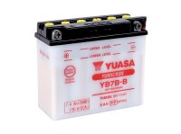 Yuasa Batterie YB7B-B (DC) ohne Säure 12V/6AH (10...