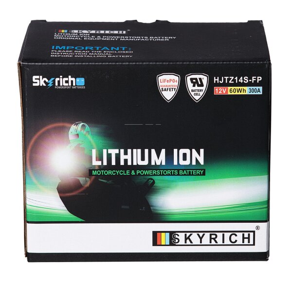 Skyrich Batterie HJTZ14S-FP [150x87x93] 12,8V/5AH (10 Std.), 60 Wh, CCA: 300