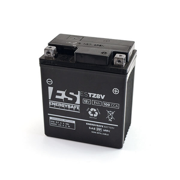 ES Energy Safe Batterie ENERGYSAFE ESTZ 8V (WC) AGM / Gel 12V/7AH (10 Std.) [113x70x130] CCA=100A (2 Jahre Garantie - s. Artikeltext)