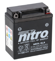 Nitro Batterie NB3L SLA (WC) Gel 12V/3Ah [98x56x110] CCA=40A