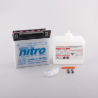 Nitro Batterie 12N5.5-3B (CP) mit Säurepack...