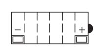 Nitro Batterie 12N5.5-3B (CP) mit Säurepack 12V/5,5Ah [135x60x130] CCA=60A