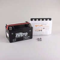 Nitro Batterie NTX7A-BS (CP) mit Säurepack 12V/6Ah [150x87x94] CCA=105A