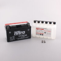 Nitro Batterie NT7B-BS (CP) mit Säurepack 12V/6,5Ah [150x65x93] CCA=110A